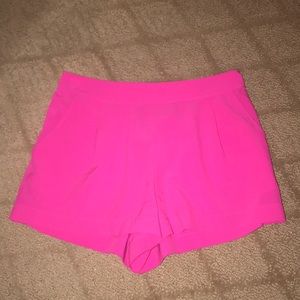 Hot pink shorts